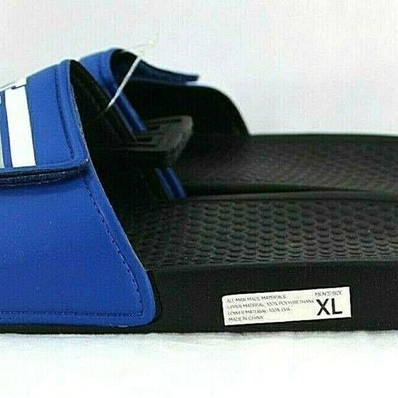 LA Dodgers Striped Shower Slides Big Logo FOCO  ML